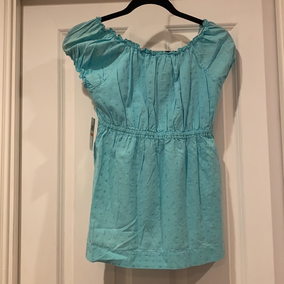 NWT Blue Summer Blouse - Picture 2 of 3